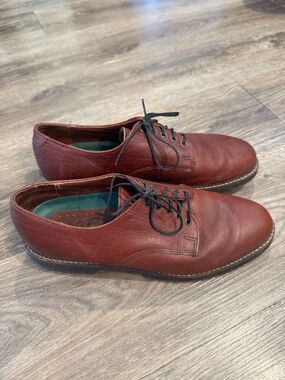 H.S. Trask Brown Men’s Dress Shoes Leather Oxford Mens Lace Up Shoes Size 9